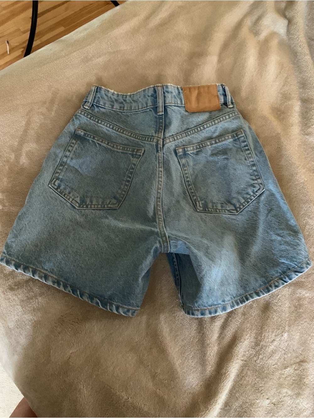 Zara Light Blue High Waist Women’s Shorts